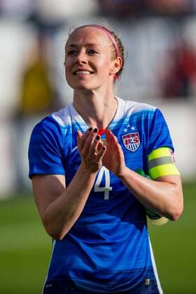 United States DF Becky Sauerbrunn (captain) (4) during the She Believes Cup Women s International Soccer match between France and the United States at Nissan Stadium on March 6, 2016 in Nashville, TN. Soccer 2016: France vs United States MAR 06 - ZUMAc04_