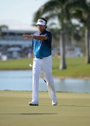 March 06, 2016: Bubba Watson on the 9th green during the final round of the World Golf Championships-Cadillac Championships - Final Round at Trump National Doral in Doral, FL (Photo by JCS Icon Sportswire) GOLF: MAR 06 PGA Golf Herren - World Golf Championships-Cadillac Championship - Final Round Icon160306051 EDITORIAL USE ONLY
