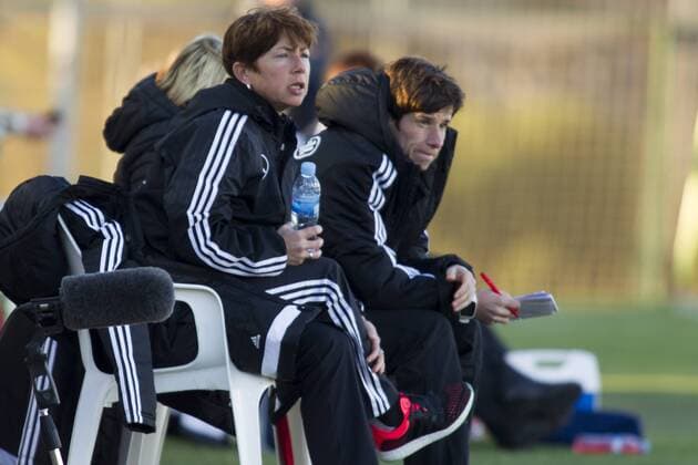 Coach Germany Maren Meinert, Women s U23, 6- Nations Tournament, Germany vs Japan, La Manga Club, Spain, 6 th of March 2016.  xPascuxMendezx xx