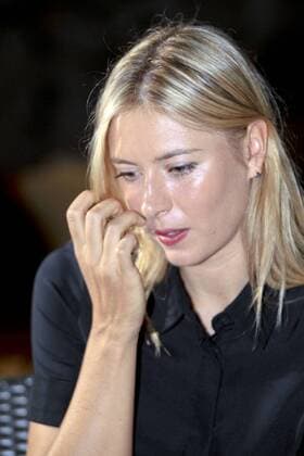 D07031603.JPG.CIUDAD DE MEXICO.- Deporte-Tenis.-Maria Sharapova während einer PK . Foto: archivo Agencia EL UNIVERSAL RCC. Latin News -  - ZUMAnc32