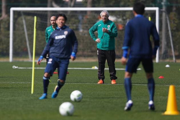 Fußball, Nationalteam, Training Japan Vahid Halilhodzic (JPN), MARCH 8, 2016 - Football Soccer : Japan national team Nationalteam Official Training camp in Frontier soccer field, Chiba, Japan. Noxthirdxpartyxsales  (ipha019524)