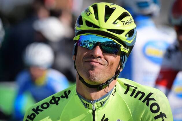 Spanish Alberto Contador of Tinkoff pictured at the start of the second stage of the 74th edition of Paris-Nice cycling race, 213,5 km from Contres to Commentry, France, Tuesday 08 March 2016. The race starts on the 6th and ends on the 13th of March. DAVIDxSTOCKMAN  x04807088x