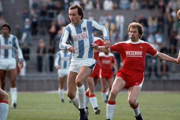 Hans Haunstein (TSV 1860 München) im Spiel gegen den SSV Jahn Regensburg