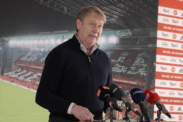 Fußball, Nationalteam Dänemark, Pressekonferenz von Trainer Age Hareide Bröndby Copenhagen Denmark 09 March 2016 Aage Hareide new head coach for danish national football team holds press conference PK Pressekonferenz at danish football union DBU office (Photo by FrancisxJosephxDean DeanPictures) 