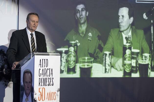 ACB pays tribute to coach Aito Garcia Reneses for his career in the Spanish basketball at Truss Space of Barclaycard Center in Madrid, March 09 2016.  (20160309033)