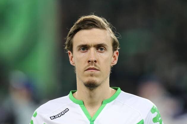 Max Kruse (VfL Wolfsburg) - Champions League Achtelfinale Saison 2015-2016 VfL Wolfsburg vs. KAA Gent in der Volkswagen Arena in Wolfsburg - Porträt, Portrait,Deutschland, Fussball, Mann,Männer,08.03.2016