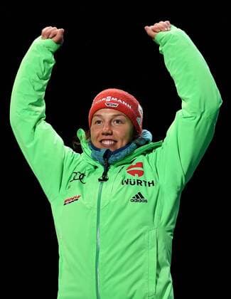 BIATHLON - IBU WC Oslo 2016 OSLO,NORWAY,09.MAR.16 - BIATHLON - IBU World Championships, 15km individual, ladies, award ceremony. Image shows Laura Dahlmeier (GER). GEPAxpictures xFlorianxErtl