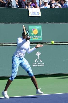 Tennis, WTA-Turnier in Indian Wells, Venus Williams Training March 9, 2016 - Indian Wells, California, United States - VENUS WILLIAMS practices in preparation for the BNP Paribas Open in Indian Wells California. Tennis 2016 - BNP Paribas Open - Day 3 - ZUMAl132