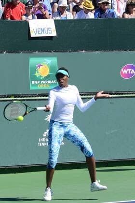March 9, 2016 - Indian Wells, California, United States - VENUS WILLIAMS practices in preparation for the BNP Paribas Open in Indian Wells California. Tennis 2016 - BNP Paribas Open - Day 3 - ZUMAl132