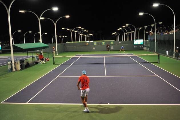 Tennis, ATP-Turnier in Indian Wells, Training Rafael Nadal (Esp) TENNIS : Tournoi d Indian Wells 2016 - 09 03 2016 TennisMagazinex 