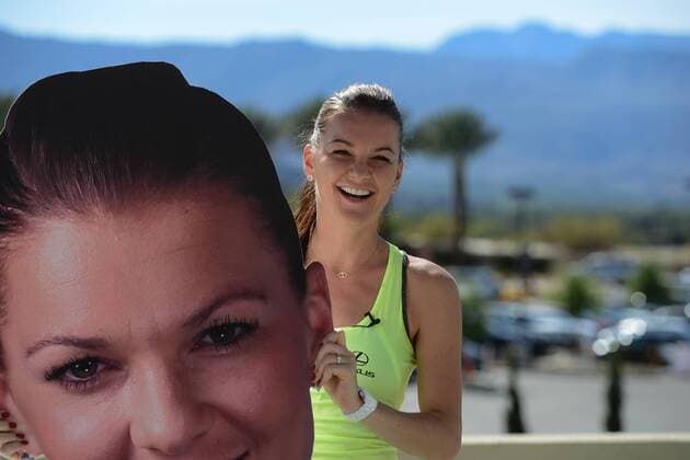 Tennis, WTA Turnier in Indian Wells, Agnieszka Radwanska Pressetermin March 9, 2016 - Indian Wells, California, United States - AGA RADWANSKA at the WTA Tennis Damen media day event at the BNP Paribas Open in Indian Wells California. Tennis 2016 - BNP Paribas Open - Day 3 - ZUMAl132