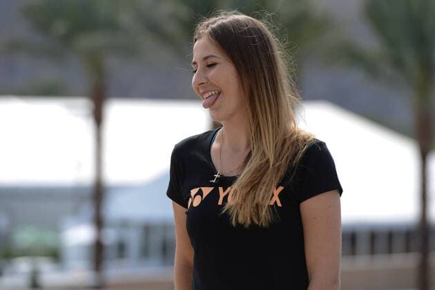 March 9, 2016 - Indian Wells, California, United States - BELINDA BENCIC at the WTA Tennis Damen media day event at the BNP Paribas Open in Indian Wells California. Tennis 2016 - BNP Paribas Open - Day 3 - ZUMAl132