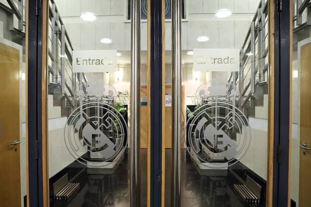UEFA Champions League 2015 2016 08 03 2016 Estadio Santiago Bernabeu, Madrid, Spain Round of 16 - Second Leg Real Madrid CF - The entrance to the VIP area at the Estadio Santiago Bernabeu prior to the UEFA Champions League 2015 16 round of 16 second leg match UEFA Champions League 2015 16 Round of 16 Second leg UCL_RM_RO_15_16