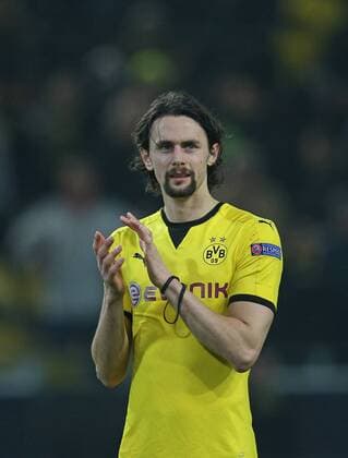 10.03.2016, Fussball UEFA Europa League 2015 2016, Achtelfinale, Borussia Dortmund - Tottenham Hotspur, im Signal-Iduna-Park Dortmund. Schlussjubel Neven Subotic (Dortmund) 