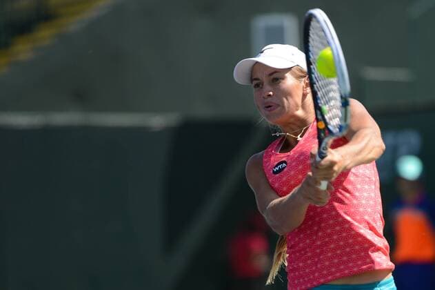 March 11, 2016 - Indian Wells, California, United States - YULIA PUTINTSEVA in action in her first round match VS. K. MLADENOVIC at the BNP Paribas Open in Indian Wells California. Tennis 2016 - BNP Paribas Open - Day 5 - ZUMAl132