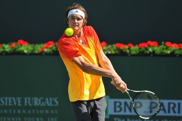 Alexander Zverev (Ger) - Tennis, Indian Wells 2016, USA - 11 03 2016 TennisMagazine Panoramic 