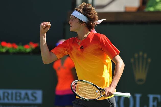 Alexander Zverev (Ger) - Tennis, Indian Wells 2016, USA - 11 03 2016 TennisMagazine Panoramic 