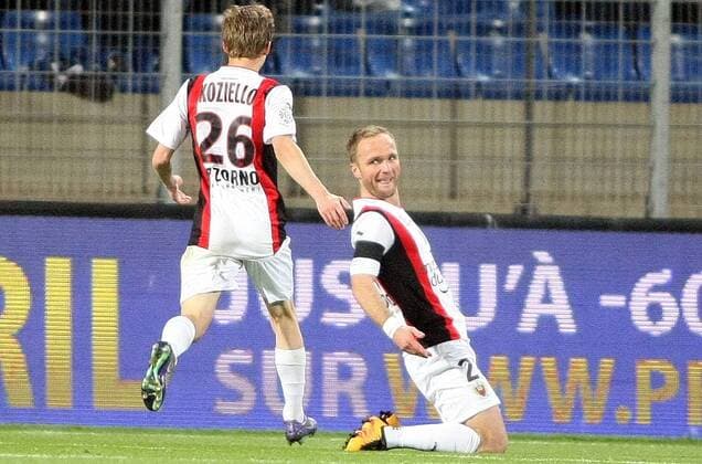 Valere Germain (nice) FOOTBALL : HSC Montpellier vs OGC Nice - Ligue 1 - 12 03 2016 RichardGosselin Panoramic 