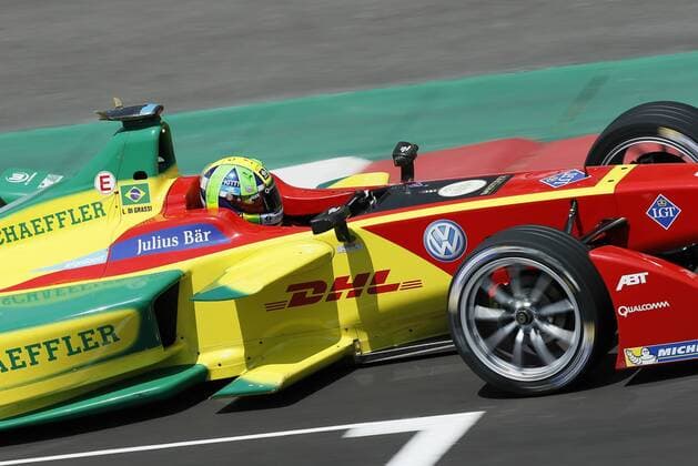 ABT Schaeffler Audi Brazilian pilot Lucas di Grassi drives his electric car during the 5th stage of the Formula E held at Hermanos Rodriguez circuit in Mexico City, Mexico, 12 March 2016. EFE Jose Mendez MEXICO FORMILA E !ACHTUNG: NUR REDAKTIONELLE NUTZUNG!  MDF013 20160312-635934165043347411