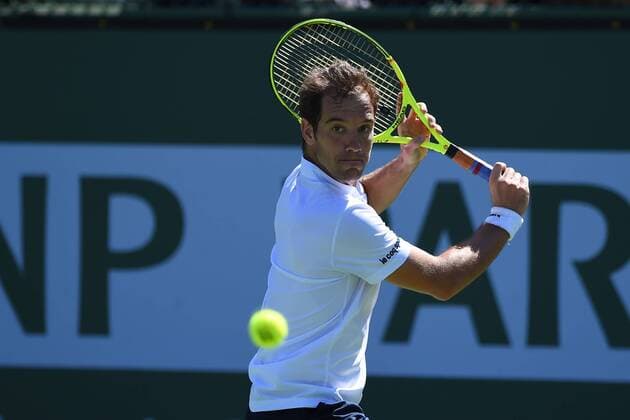Richard Gasquet (Fra) TENNIS : Tournoi d Indian Wells 2016 - 12 03 2016 TennisMagazinex 