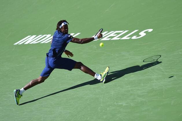 Gael Monfils (fra) TENNIS : Tournoi d Indian Wells 2016 - 12 03 2016 TennisMagazinex 
