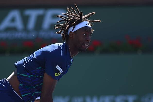 Gael Monfils (fra) TENNIS : Tournoi d Indian Wells 2016 - 12 03 2016 TennisMagazinex 