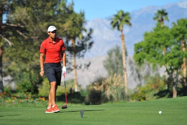 Tennis, Rafael Nadal spielt Golf in Indian Wells Rafael Nadal playing golf at Indian Wells TENNIS : Tournoi d Indian Wells 2016 - 12 03 2016 TennisMagazinex 