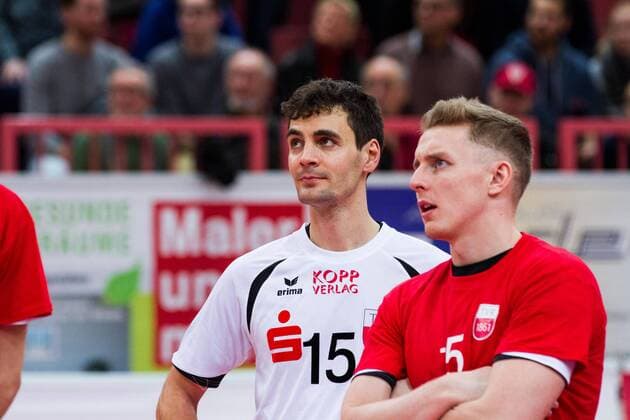 Volleyball, Willy Belizer beendet nach 15 Jahren beim TV Rottenburg seine Karriere Tuebingen Willy Belizer ( 15, TV Rottenburg) vor seinem Abschied; 1. Volleyball Bundesliga Maenner, Paul-Horn-Arena, Tuebingen Deutschland, 20160312; Partie: TV Rottenburg gegen VfB Friedrichshafen; Copyright: Wuechner Eibner-Pressefoto EP_NWR