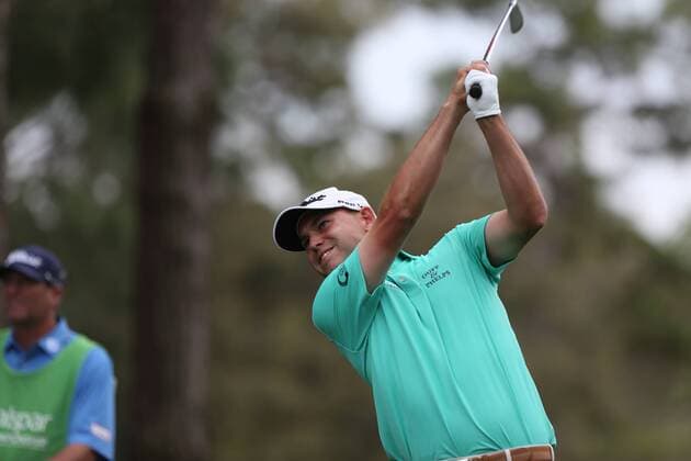 March 12, 2016 - Palm Harbor, Florida, U.S. - DOUGLAS R. CLIFFORD.Bill Haas uses an iron at the 17th hole while playing in the third round of the PGA Golf Herren Tour s Valspar Championship on the Copperhead Course at the at the Innisbrook Resort in Palm Harbor. PGA 2016 - Valspar Championship Florida - ZUMAs70_