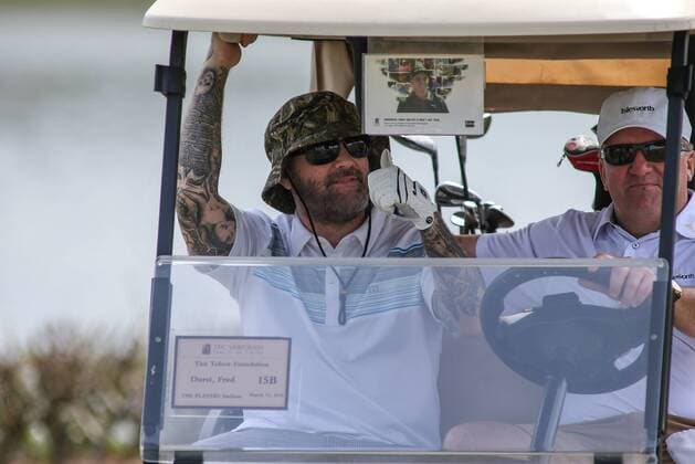 Golf, Prominententuriner der Tim Tebow Foundation March 12, 2016: Limp Bizkit frontman Fred Durst during the Tim Tebow Foundation Celebrity Golf Classic at the TPC Sawgrass Stadium Course in Ponte Vedra Beach,Fl. (photo by David Rosenblum Icon Sportswire) GOLF: MAR 12 Tim Tebow Foundation Celebrity Golf Classic Icon1603122576 EDITORIAL USE ONLY