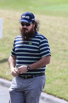 Golf, Prominententuriner der Tim Tebow Foundation March 12, 2016: Duck Dynasty star Justin Martin during the Tim Tebow Foundation Celebrity Golf Classic at the TPC Sawgrass Stadium Course in Ponte Vedra Beach,Fl. (photo by David Rosenblum Icon Sportswire) GOLF: MAR 12 Tim Tebow Foundation Celebrity Golf Classic Icon1603122581 EDITORIAL USE ONLY