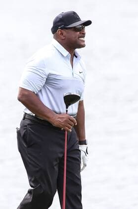 Golf, Prominententuriner der Tim Tebow Foundation March 12, 2016: Two-time Heisman Trophy winner Archie Griffin during the Tim Tebow Foundation Celebrity Golf Classic at the TPC Sawgrass Stadium Course in Ponte Vedra Beach,Fl. (photo by David Rosenblum Icon Sportswire) GOLF: MAR 12 Tim Tebow Foundation Celebrity Golf Classic Icon1603122590 EDITORIAL USE ONLY