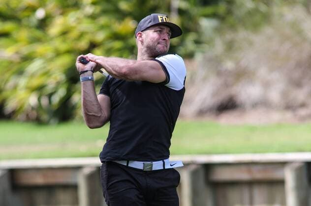 Golf, Prominententuriner der Tim Tebow Foundation March 12, 2016: Tim Tebow during the Tim Tebow Foundation Celebrity Golf Classic at the TPC Sawgrass Stadium Course in Ponte Vedra Beach,Fl. (photo by David Rosenblum Icon Sportswire) GOLF: MAR 12 Tim Tebow Foundation Celebrity Golf Classic Icon1603122602 EDITORIAL USE ONLY