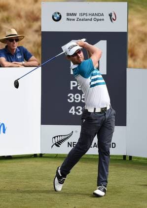 13.03.2016. Arrowtown, New Zealand. Australia s Matthew Griffin during round 4 at The Hills during 2016 BMW ISPS Handa New Zealand Open. Sunday 13 March 2016. xAndrewxCornagax  ActionPlus11717537