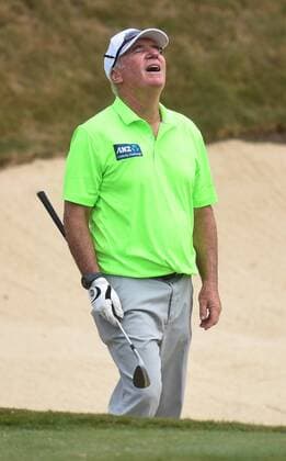 13.03.2016. Arrowtown, New Zealand. Allan Border during the ANZ Challenge during round 4 at The Hills during 2016 BMW ISPS Handa New Zealand Open. Sunday 13 March 2016. xAndrewxCornagax  ActionPlus11717555