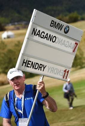 13.03.2016. Arrowtown, New Zealand. Volunteers during round 4 at The Hills during 2016 BMW ISPS Handa New Zealand Open. Sunday 13 March 2016. xAndrewxCornagax  ActionPlus11717566