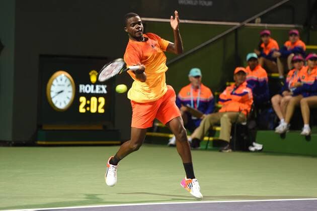 Francis Tiafoe (USA) TENNIS : Tournoi d Indian Wells 2016 - 13 03 2016 TennisMagazine Panoramic 