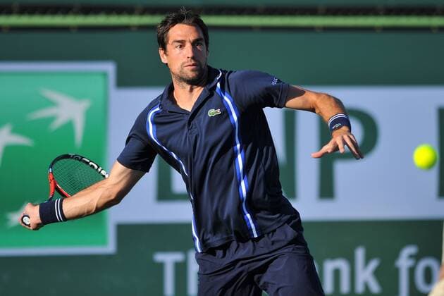 Jeremy Chardy (fra) TENNIS : Tournoi d Indian Wells 2016 - 13 03 2016 TennisMagazine Panoramic 