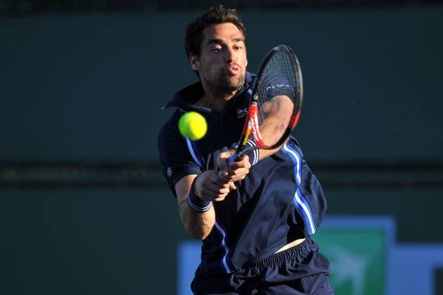 Jeremy Chardy (fra) TENNIS : Tournoi d Indian Wells 2016 - 13 03 2016 TennisMagazine Panoramic 