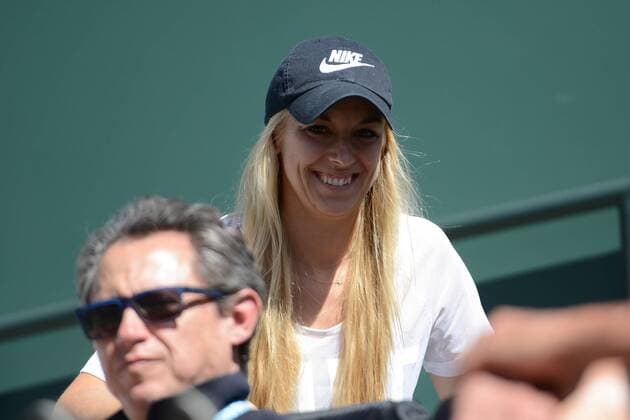 March 13, 2016 - Indian Wells, California, United States - SABINE LISICKI watches Alexander Zverev play G. Dimitrov at the BNP Paribas Open in Indian Wells California. Tennis 2016 - BNP Paribas Open - Day 7 - ZUMAl132