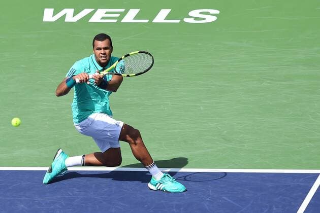 Jo Wilfried Tsonga (Fra) TENNIS : Indian Wells 2016 - 13 03 2016 TennisMagazine Panoramic 