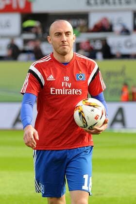 Leverkusen Josip Drmic ( Hamburger SV ). 13.03.2016 --- Fussball --- 1. Bundesliga --- Bayer 04 Leverkusen vs Hamburger SV Foto : Thomas Thienel Eibner Copyright: Thienel Eibner-Pressefoto EP_TTL
