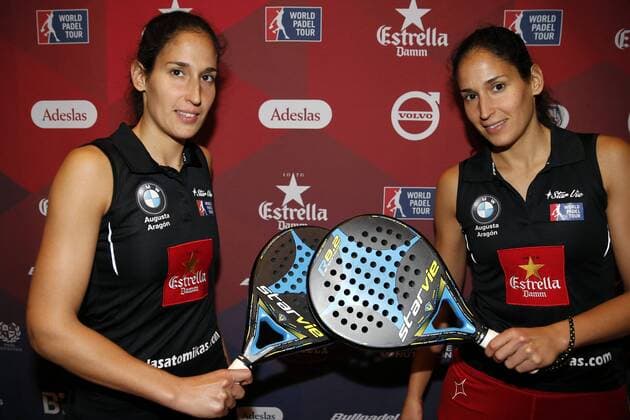 Padel-Tennis, World Padel Tour Präsentation in Madrid Spanish twin sisters Mapi and Majo Sanchez Alayeto,on top of the world ranking, during the presentation of the circuit World Padel Tour 2016, 14 March 2016, in Madrid, Spain. The World Padel Tour 2016 will kick off in Gijon (Spain) next 28 March and will tour through the main Spanish cities and those of Monaco, Argentina, Portugal and Italy. presentation of the 2016 World Padel Tour which will tour through the main Spanish cities and those of Monaco, Argentina, Portugal and Italy !ACHTUNG: NUR REDAKTIONELLE NUTZUNG! GRA142 20160314-635935678636231564
