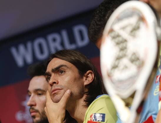 Padel-Tennis, World Padel Tour Präsentation in Madrid Player Juan Mieres during the presentation of the circuit World Padel Tour 2016, 14 March 2016, in Madrid, Spain. The World Padel Tour 2016 will kick off in Gijon (Spain) next 28 March and will tour through the main Spanish cities and those of Monaco, Argentina, Portugal and Italy. presentation of the 2016 World Padel Tour which will tour through the main Spanish cities and those of Monaco, Argentina, Portugal and Italy !ACHTUNG: NUR REDAKTIONELLE NUTZUNG!  GRA145 20160314-635935680034561780