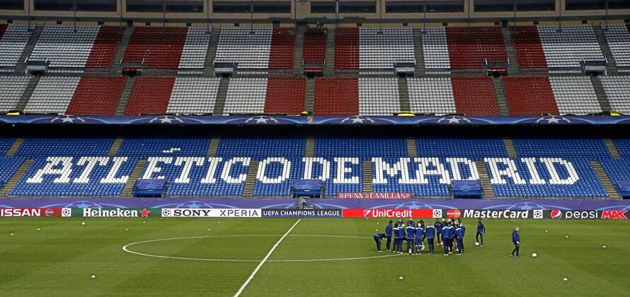 PSV Eindhoven training session at Vicente Calderon stadium. xFOTOxCHEMAxREYx 