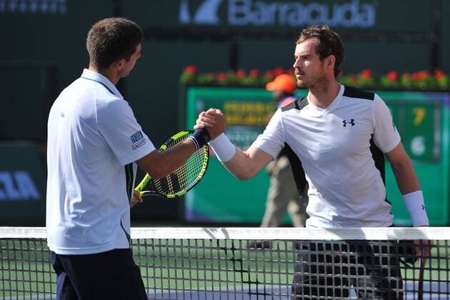 Federico Delbonis (Arg) def Andy Murray (GB) TENNIS : Tournoi d Indian Wells 2016 - 14 03 2016 TennisMagazinex 