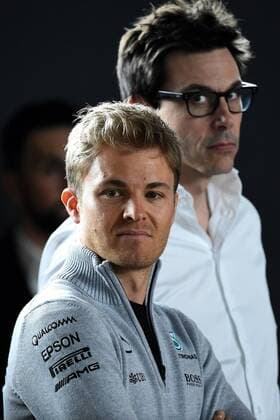 Nico Rosberg; Toto Wolf, Sportchef, Mercedes Grand Prix, formula 1 GP, Australien in Melbourne, 15.03.2016 Photo:mspb Jerry Andre Nico Rosberg; Toto Wolf, formula 1 GP, Australien RV RACING PRESS