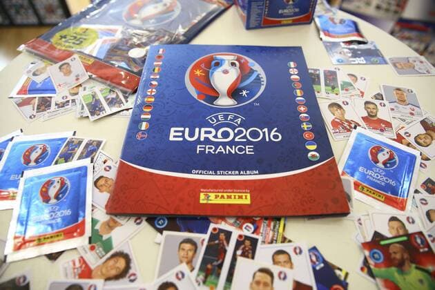 EURO 2016, Panini präsentiert Sammelalbum zur EM EURO 2016, Panini präsentiert Sammelalbum zur EM Präsentation Panini UEFA EURO EM Europameisterschaft Fussball 2016 - 15 03 2016 GwendolineLeGoffx 