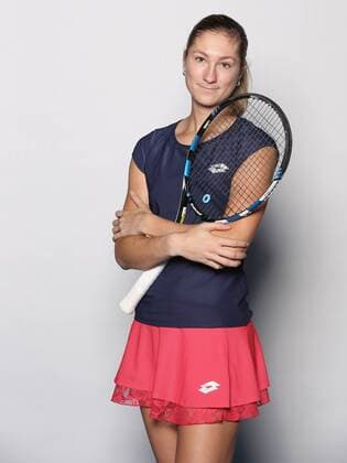Tennis player Denisa Allertova, member of the Czech Republic Fed Cup team (CTKxPhoto PavelxLebeda) CTKPhotoF201603151002101 