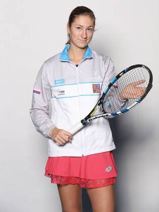 Tennis player Denisa Allertova, member of the Czech Republic Fed Cup team (CTKxPhoto PavelxLebeda) CTKPhotoF201603151002401 